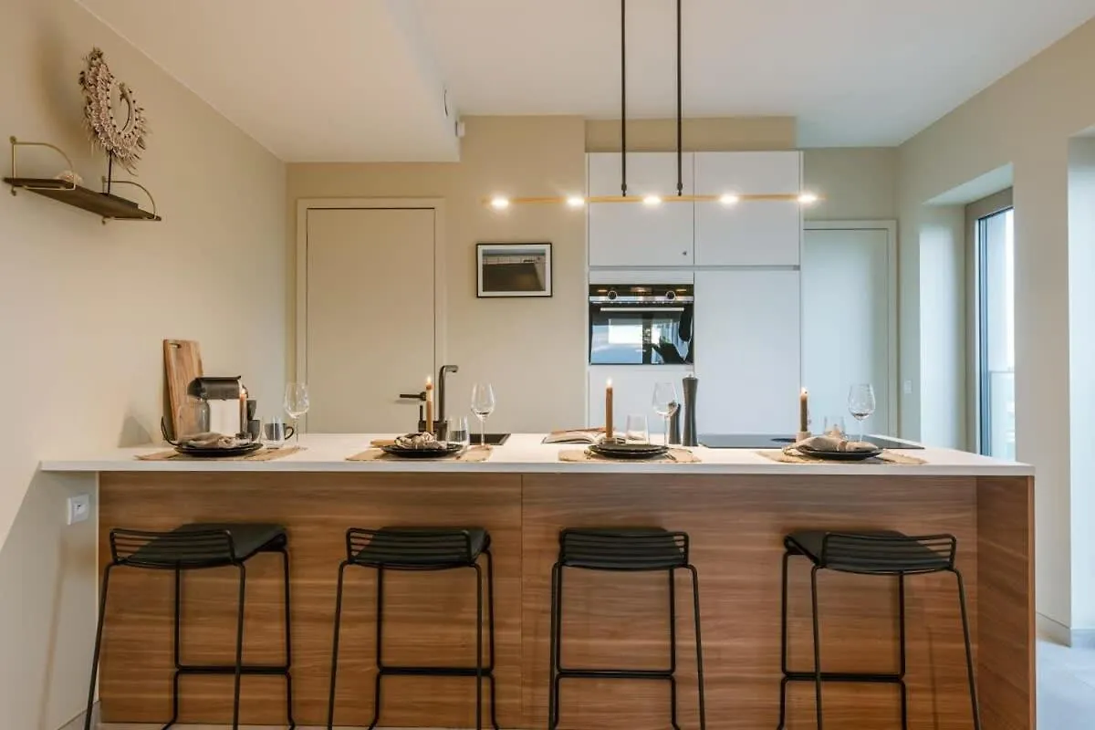 אוסטנדה Stunning Apartment With Terrace And Parking 0*,